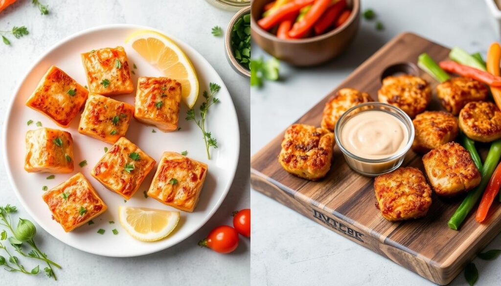 Baked vs Pan-Fried Salmon Bites