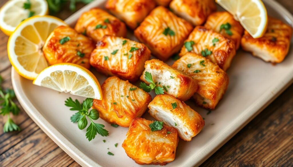 salmon bites