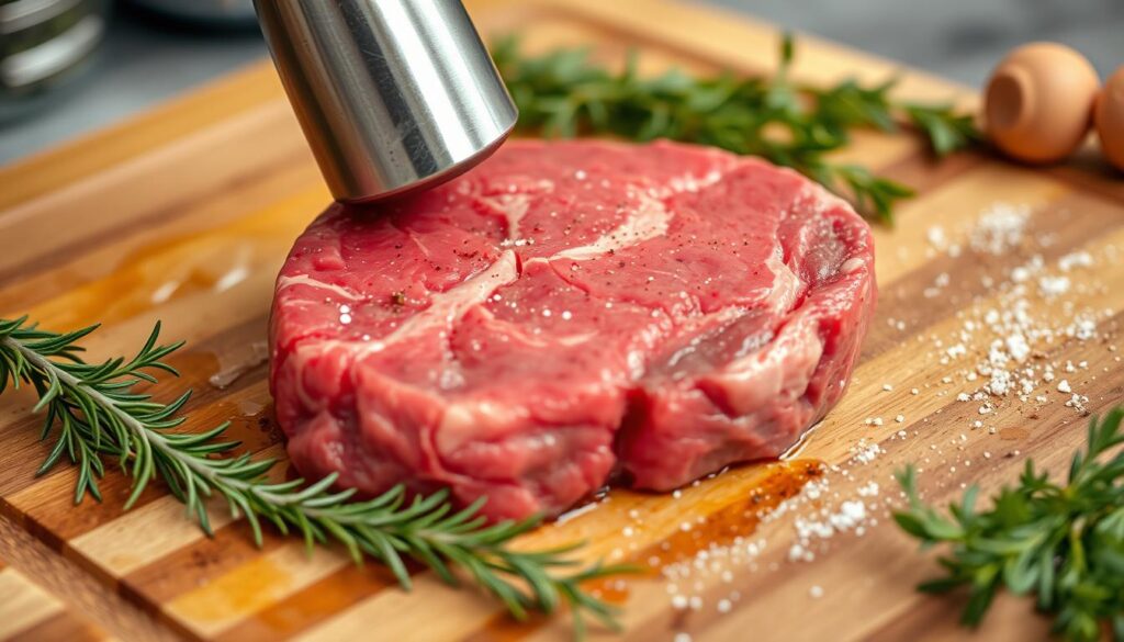 tenderizing round steak