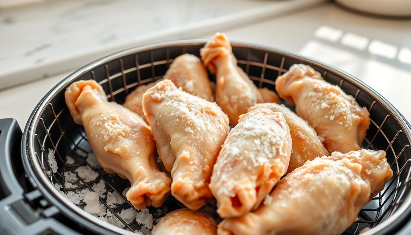 frozen chicken wings in air fryer